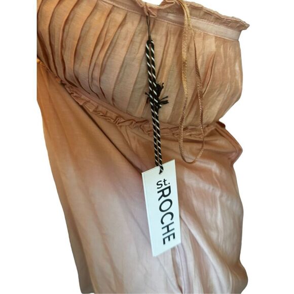 St Roche Dream Maxi Silk Blend Dress Size 4 NWT - Picture 8 of 8